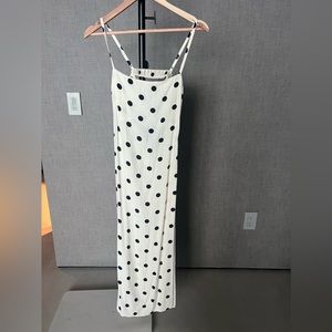 Reformation polka dot dress